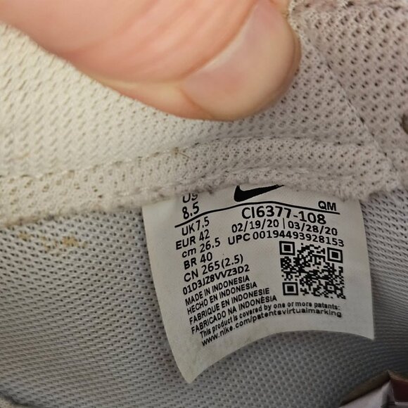 Nike Blazer Low Forest Green (CI6377-108) Retro Sneakers Mens Size 8.5 - Picture 9 of 10